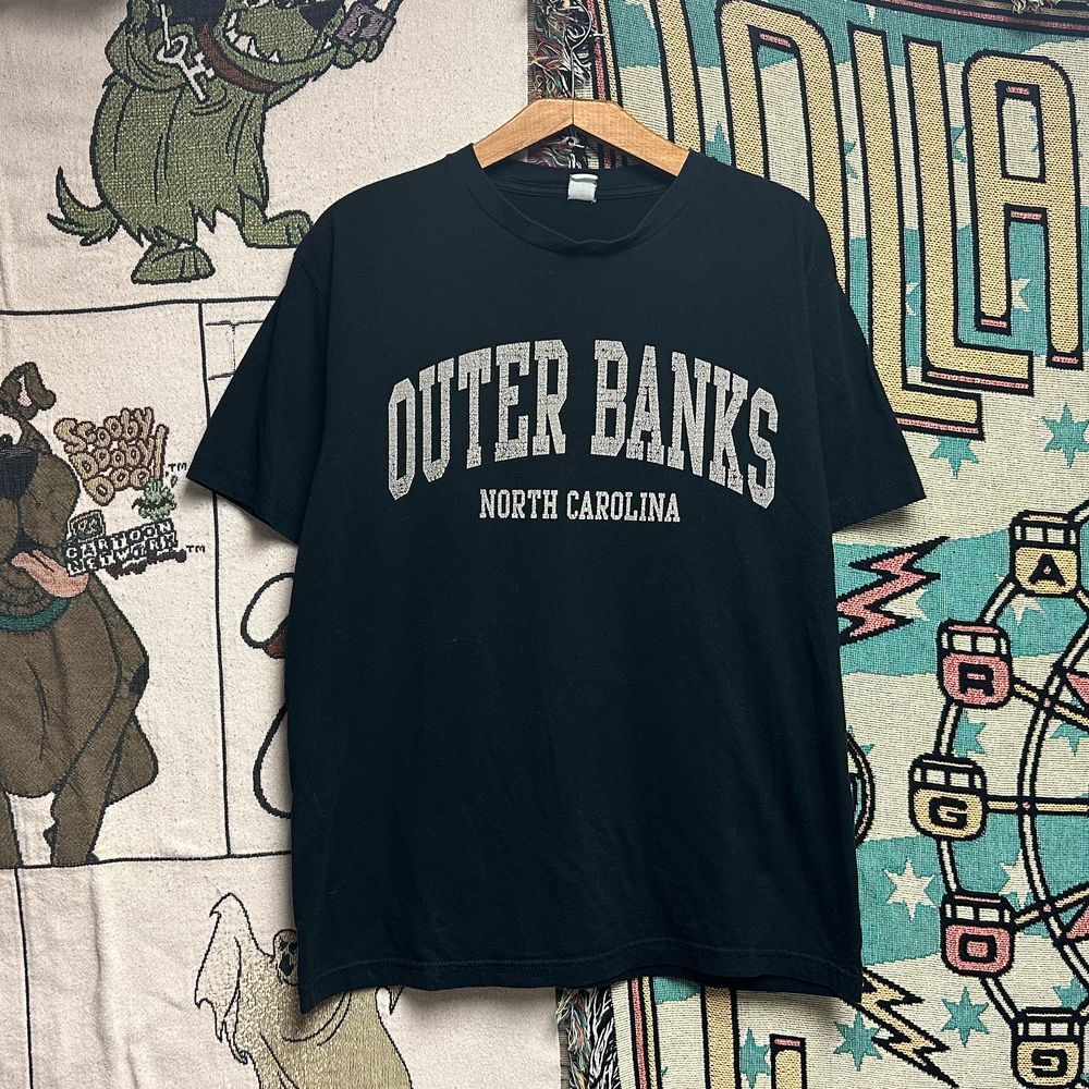 Outer Banks North Carolina Spell Out Shirt‎